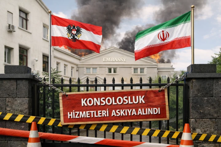 Avusturya Tahran Büyükelçiliğini Güvenlik Nedeniyle Geçici Olarak Kapattı