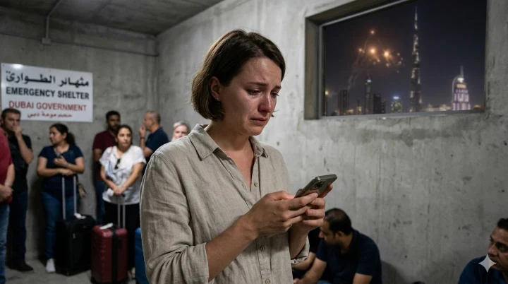 Dubai’de Tatil Kabusu: Üstüne Füze Yağan Turistin Çaresizliği